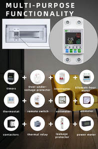 Disjoncteur de mesure intelligent Wifi Compteur électrique monophasé Régulateur de tension automatique Protection contre les surtensions Capacité 20kVA - Product Image 5