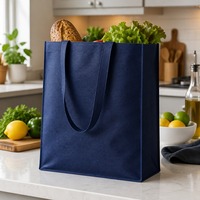 Sacs de courses en non-tissé écologiques, portables et réutilisables, personnalisables avec logo et couleur, taille moyenne, vente en gros