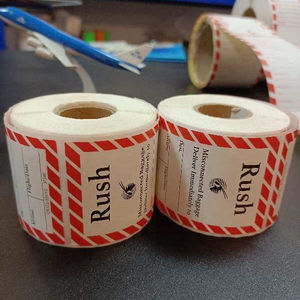 थोक के लिए कस्टम लोगो मुद्रित स्थायी चिपकने वाला एयरलाइन भीड़ सामान टैग यात्रा - Product Image 4