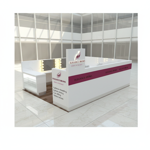 Kiosque de salon de beauté pour services de cils et sourcils avec éclairage LED, design personnalisable, modèle Funroad FR-EW-26, certifié ISO9001 - Product Image 5