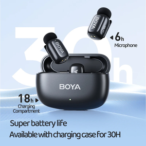 Micro không dây cài áo chuyên nghiệp Boya Mini, tích hợp pin Lithium, khử tiếng ồn, dành cho cổng Type-C - Product Image 2