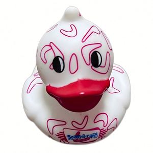 Factory Wholesale Valentine's Day Gift Little Yellow Duck Rubber <b>Bath</b> Water Play Squeeze Sound Toy - Product Image 1