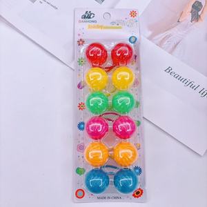 BELLEWORLD Beaded 30-40mm Ball Elastic Hair Ties Cute Ponytail Bobbles for <strong>Toddler</strong> Girls Kids Hair Accessories - Product Image 6