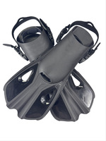 Palmes de plongée réglables transfrontalières, adaptées au snorkeling et à la plongée, équipement de natation et de plongée unisexe pour adultes