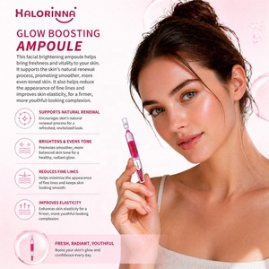 HALORINNA 1.5ml*20 Sérum Ampoule Micro-Cristalline Éclat Boost Éclaircissant Unifiant le Teint Soin Visage Quotidien à Domicile Vente en Gros OEM - Product Image 4