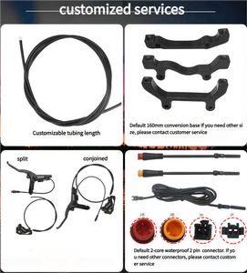 OEM ZOOM 890E Bicicleta eléctrica Scooter E-Bike 4 Pistón Freno de disco hidráulico Lado izquierdo y derecho con sensor de potencia Característica de seguridad - Product Image 6