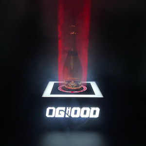 Type Light LED Acrylic Bar Stand Champagne <b>Display</b> <b>Rack</b> Modern Pre Assembled Decoration - Product Image 1