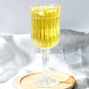 Verre à <span class=keywords><strong>vin</strong></span> en cristal de luxe 290 ml, style nordique classique sculpté, pour fêtes et banquets, avec <span class=keywords><strong>pied</strong></span> haut - Product Image 4
