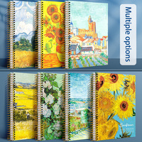 2024 nouveau Design A5 couverture rigide approvisionnement d'usine couverture rigide mignon cahier à spirale A5