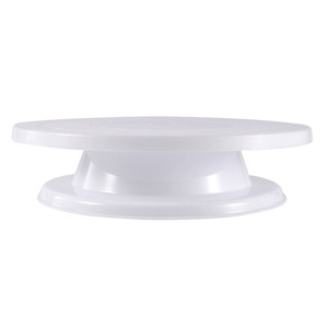Piatto Girevole per Torte a 360 Gradi in PP Bianco, Riutilizzabile, Non Tossico, Lavabile a Mano, <span class=keywords><strong>Design</strong></span> per Uso Alimentare, per Cucina, Ristorante, Pasticceria - Product Image 4