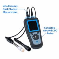Analyseur portable multiparamètres HQ2200, mesureur de qualité de l'eau à double canal pour pH, conductivité, TDS, DO avec étui robuste