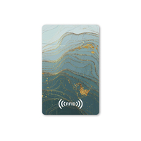 Carte NFC intelligente personnalisée ISO 14443 a RFID NTAG 216 Cartes de visite NFC en PVC