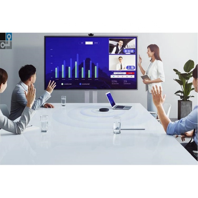 All-in-One LED Display Screen Wall-Mountable Infrared Touch Multifunctional 220 Inch AIO Big TV 3840Hz Refresh Rate 500cd