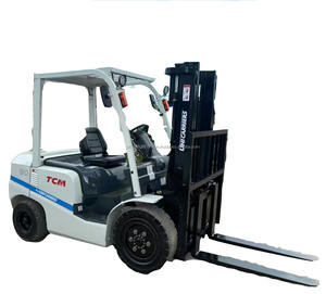 Carretilla elevadora diésel TCM 30 de segunda mano, 3 toneladas, 3 metros, importación de motor Isuzu de Japón - Product Image 1