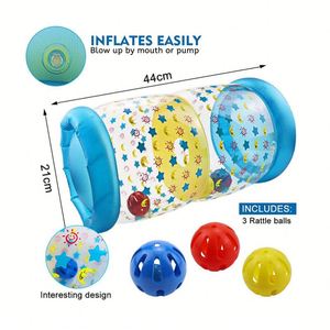Rodillo Inflable Transfronterizo con Campana Integrada para Bebés, Juguete de Gateo para Ejercicio y Educación Temprana - Product Image 2