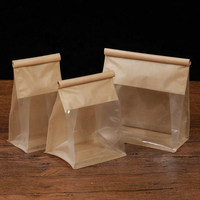 Sacs de boulangerie refermables personnalisés avec fenêtre pour café de luxe et en-cas gastronomiques
