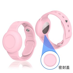 Correa de Silicona Deportiva Ecológica para Reloj, Accesorios de Protección Antipérdida para AirTags - Product Image 4