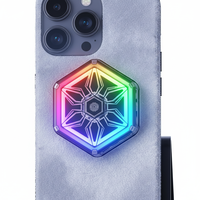 Support de téléphone magnétique RGB avec refroidissement semi-conducteur pour jeux et streaming – Support de bureau