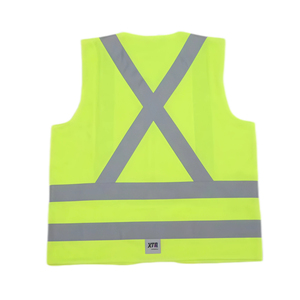 <span class=keywords><strong>Gilet</strong></span> de sécurité réfléchissant personnalisé avec logo, jaune <span class=keywords><strong>fluo</strong></span> haute visibilité, en maille respirante, pour événements extérieurs et bénévoles - Product Image 2