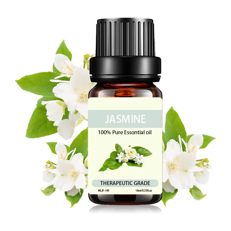 Diskon besar kualitas tinggi botol tetes minyak esensial jasmine organik minyak pijat mawar