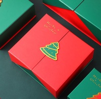 Boîte cadeau de Noël élégante à double porte, impression premium, pour la vente au détail et les entreprises – Approvisionnement en gros