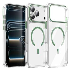 Funda protectora magnética transparente para iPhone 17 Pro Max, cobertura total, a prueba de caídas, antiamarilleo - Product Image 6