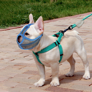 Bozal para Bulldog Francés, de Nailon Reutilizable, Forma Redondeada, Tamaño SML - Product Image 2