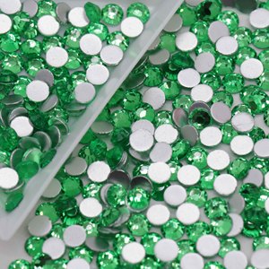 Xulin nueva llegada bosque Color diamantes de imitación Flatback Nail Art Rhinestone al por mayor - Product Image 3