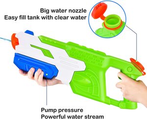 Super Soaker Waterpistolen-<span class=keywords><strong>2</strong></span> Pack Hoge Capaciteit Spuitpistolen Voor Kinderen En Volwassenen, Zomer <span class=keywords><strong>Water</strong></span> Speelgoed - Product Image 5