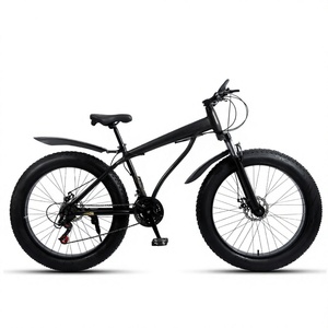 Sepeda Fatbike 26 Inci 21 Speed Rem V Ganda Garpu Aluminium Alloy Sepeda Dewasa Sepeda Pantai Sepeda Salju Sepeda Gunung Sepeda Jalan Raya - Product Image 3