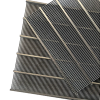 Grille de support en maille Johnson à fil en coin SS304/316/316L avec espacement minimum de 20 μm pour la séparation solide-liquide