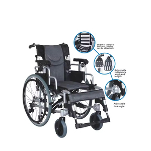 Silla <span class=keywords><strong>de</strong></span> <span class=keywords><strong>Ruedas</strong></span> Plegable <span class=keywords><strong>para</strong></span> Niños y Personas con Discapacidad a Precio Económico - Product Image 6
