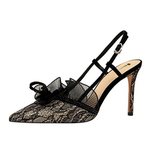 Delle donne di Modo Nero Del Merletto Punta a punta Ufficio <span class=keywords><strong>Scarpe</strong></span> <span class=keywords><strong>Tacco</strong></span> Alto Della Signora Verde Tacchi A Spillo <span class=keywords><strong>Scarpe</strong></span> Sexy Degli Alti Talloni <span class=keywords><strong>Scarpe</strong></span> Da Sposa - Product Image 2
