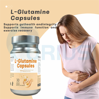 Vente directe du fabricant, capsule de L-glutamine nourrissante pour l'estomac, champignon Lion's Mane, probiotique, complément alimentaire pour la santé intestinale