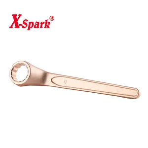 X-SPARK ATEX tidak memicu tahan ledakan magnetis leher tinggi kotak ujung tunggal kunci pas untuk lingkungan eksplosif