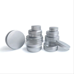 Ready Store 15ml 25ml 50ml 100ml Aluminum Cosmetics Packaging Box Small Round Can