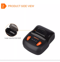 RPP02A Printer Genggam Mobile 58mm 2 INCI Printer Thermal Portabel untuk Struk dan Tagihan Bluetooth USB