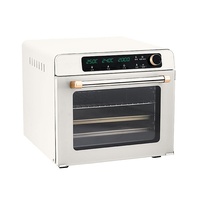 Four à convection électrique intelligent à commande vocale 50L, contrôle par bouton tactile, boîtier métallique, température des tubes supérieur et inférieur indépendante, usage domestique