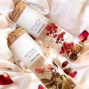 Boîte cadeau souvenir de mariage personnalisée, fleur séchée dans une tasse, bougie aromathérapeutique, gelée, fleur éternelle - Product Image 3