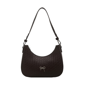 Bolso de Hombro Minimalista para Mujer, de PU, con Diseño Tejido, Color Sólido, Estilo Simple y Moderno, para Uso Diario - Product Image 6