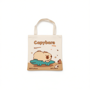 Borsa in tessuto Capybara 32x36 cm dal design carino per l'uso quotidiano - Product Image 2