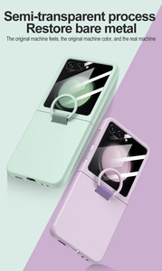 Großhandel Premium Skin Feeling Hard PC Telefon hülsen mit Ring halter Benutzer definierte stoß feste Telefon abdeckungen für Samsung Z Flip 7 6 5 - Product Image 5