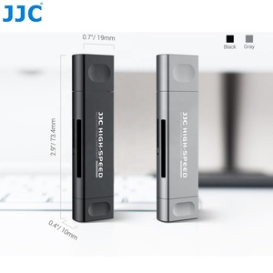 Jjc <span class=keywords><strong>SD</strong></span> Đầu đọc thẻ OTG cho điện thoại thông minh IOS sét Android Type-C USB 3.0 tốc độ cao 3-trong 1 đầu đọc thẻ - Product Image 1