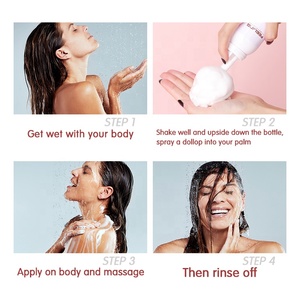 Tùy Chỉnh OEM Làm Sạch Sâu Tạo Bọt Tắm Mousse Cơ Thể Rửa Bong Bóng Tắm Mousse Khách Sạn Cơ Thể Xà Phòng Tắm Bọt Mousse - Product Image 5