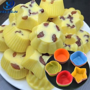 Colore personalizzato resistente al calore riutilizzabile eco-friendly per uso alimentare 11 pz in Silicone stampo per Cupcake stampi per cottura forno sicuro per i bambini - Product Image 6