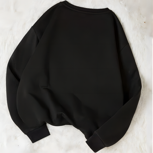 Sudadera de estilo Vintage para <span class=keywords><strong>mujer</strong></span>, elemento navideño impreso, patrón de muñeco de nieve suelto, cuello, Jersey de manga larga para la temporada de otoño - Product Image 4