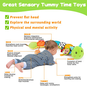 Mignon témoin <span class=keywords><strong>de</strong></span> croissance en peluche en forme <span class=keywords><strong>de</strong></span> chenille pour bébés, un jouet amusant pour saisir, presser et jouer <span class=keywords><strong>de</strong></span> la <span class=keywords><strong>musique</strong></span> - Product Image 5