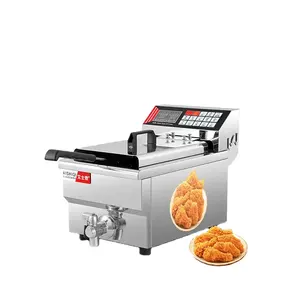 Industrial Kitchen Equipment Single Tank High Quality Electric Deep Fryers Machine Chicken Fryer Deep Frying Machine