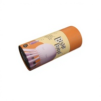 Boîtes cylindriques imprimées en couleur, écologiques, recyclables, personnalisées avec estampage à chaud pour biscuits, collations, jouets, emballages décoratifs