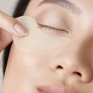 Nuovi arrivi OEM di maschere per occhi al collagene microneedle toppe di dissoluzione per la cura degli occhi con acido ialuronico e peptidi micro maschera per occhi